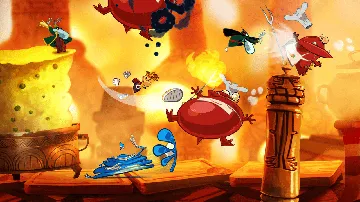 Rayman Origins screen shot game playing